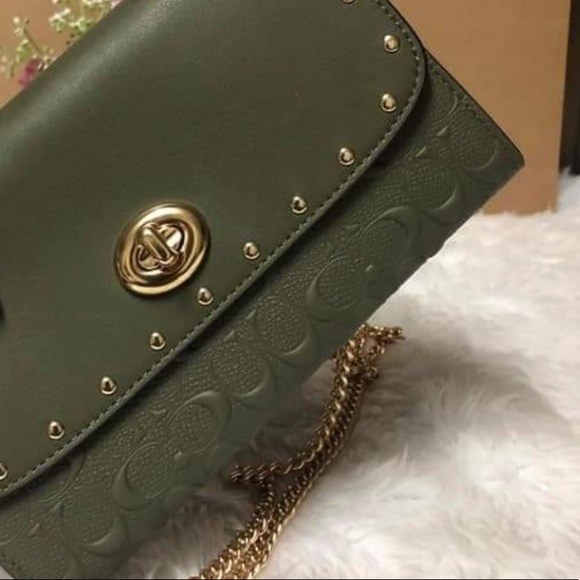 Coach chain crossbody in signature leather - Picture 2 of 8